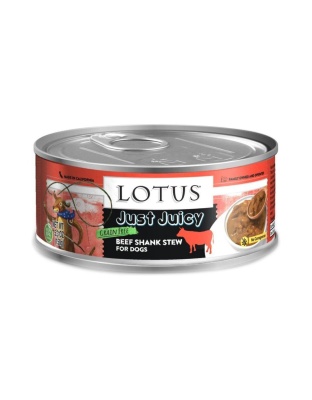 Lotus Dog Grain Free Juicy Beef Shank Stew 5.3oz.