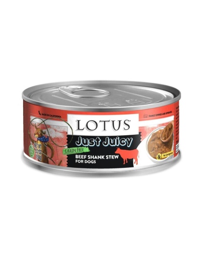 Lotus Dog Grain Free Juicy Beef Shank Stew 5.3oz.
