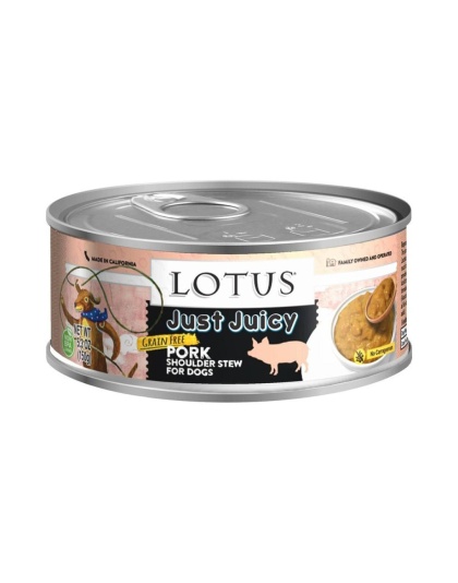 Lotus Dog Grain Free Juicy Pork Shoulder Stew 5.3oz.