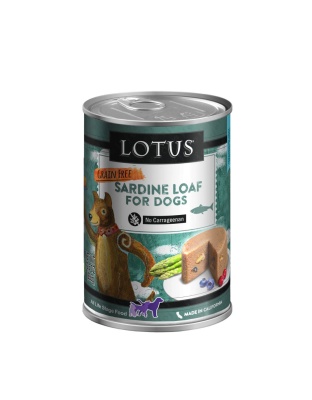 Lotus Dog Grain Free Loaf Sardine 12.5oz. (Case of 12)
