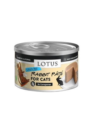 Lotus Cat Pate Grain Free Rabbit 2.75oz. (Case of 24)