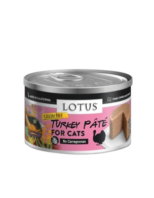 Lotus Cat Grain Free Turkey Pate 5.3oz. (Case of 24)
