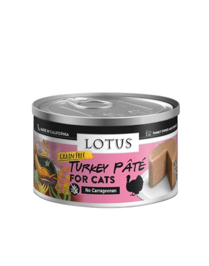 Lotus Cat Grain Free Turkey Pate 5.3oz. (Case of 24)