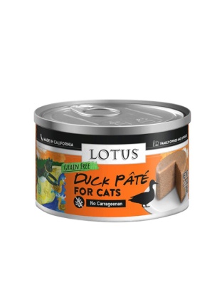 Lotus Cat Pate Grain Free Duck 2.75oz. (Case of 24)
