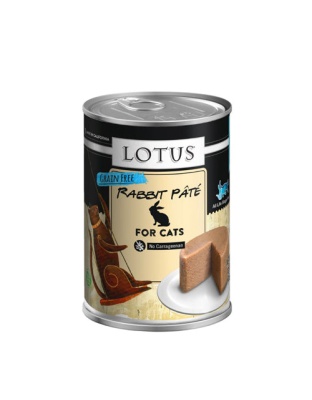 Lotus Cat Pate Grain Free Rabbit 12.5oz. (Case of 12)
