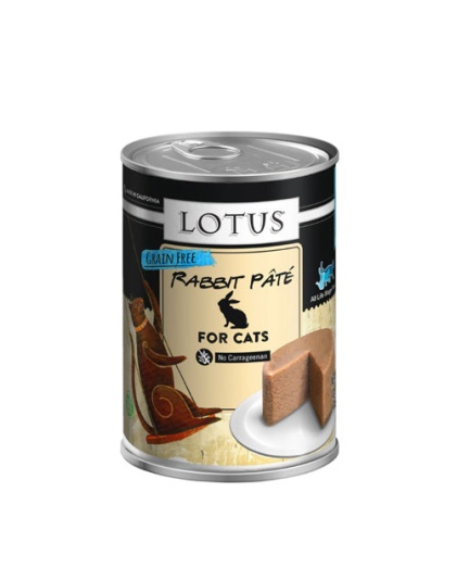 Lotus Cat Pate Grain Free Rabbit 12.5oz. (Case of 12)