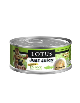 Lotus Cat Just Juicy Pollock Stew 5.3oz. (Case of 24)
