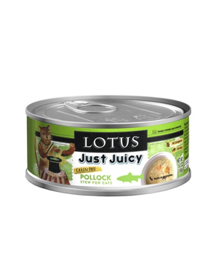 Lotus Cat Just Juicy Pollock Stew 5.3oz. (Case of 24)