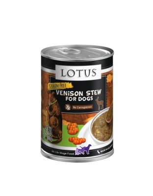 Lotus Dog Stew Grain Free Venison 12.5oz. (Case of 12)