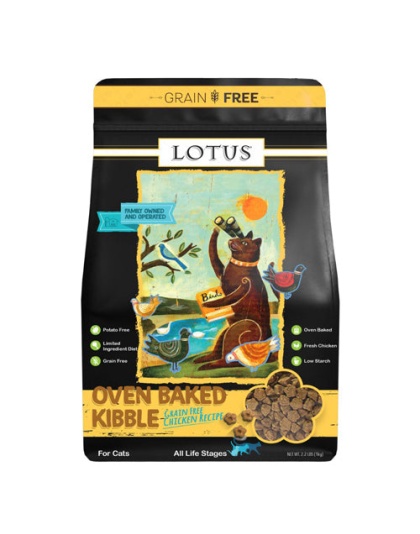 Lotus Cat Grain Free All Life Stages Chicken 2.2Lb