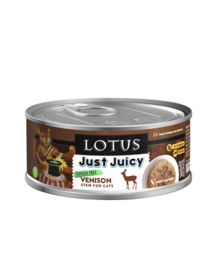 Lotus Cat Juicy Stew Venison 5.3oz. (Case of 24)
