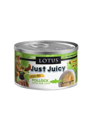Lotus Cat Just Juicy Pollock Stew 2.5oz. (Case of 24)