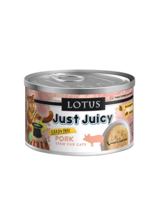 Lotus Cat Just Juicy Pork Stew 2.5oz.  (Case of 24)