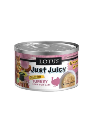 Lotus Cat Just Juicy Turkey Stew 2.5oz. (Case of 24)