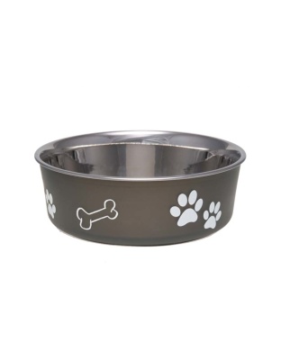 Loving Pets Classic Dog Bowl Espresso 1ea/MD