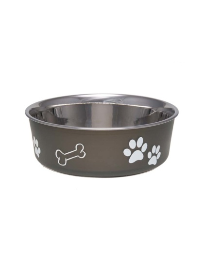 Loving Pets Classic Dog Bowl Espresso 1ea/MD