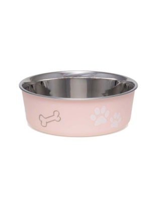 Loving Pets Classic Dog Bowl Paparazzi Pink 1ea/SM