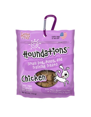 Loving Pets Houndations Small Dog & Puppy Training Treats Chicken 1ea/4 oz