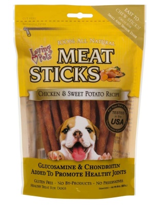 Loving Pets Meat Sticks Dog Treats Chicken & Sweet Potato 1ea/8 oz