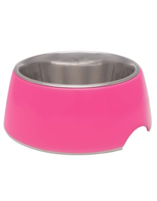 Loving Pets Retro Bowl Hot Pink 1ea/XS