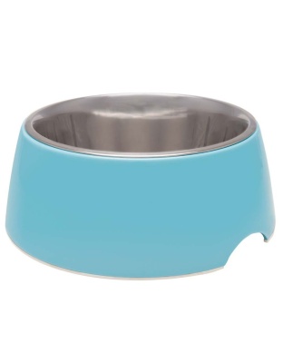 Loving Pets Retro Bowl Electric Blue 1ea/SM