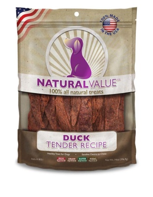 Loving Pets Natural Value Tender Dog Treats Duck 1ea/14 oz