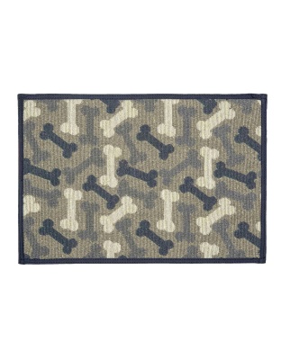 Loving Pets Bella Fashion Mats Bones Denim 1ea/One Size