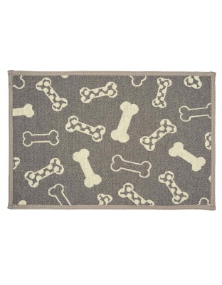 Loving Pets Bella Fashion Mats Bones Polka Dots 1ea/One Size
