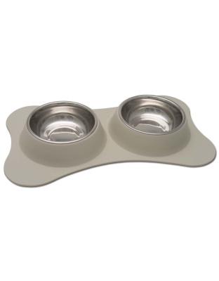 Loving Pets Flex Diner Dog Bowl Biscuit 1ea/SM