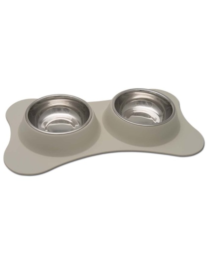 Loving Pets Flex Diner Dog Bowl Biscuit 1ea/SM