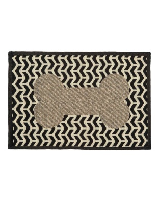 Loving Pets Bella Fashion Mats Geometric Bone Brown 1ea/One Size