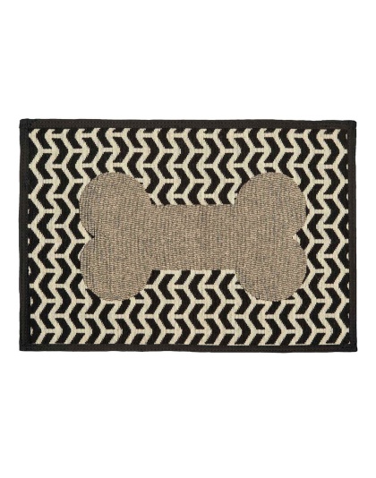 Loving Pets Bella Fashion Mats Geometric Bone Brown 1ea/One Size