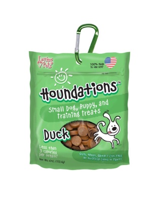 Loving Pets Houndations Small Dog & Puppy Training Treats Duck 1ea/4 oz