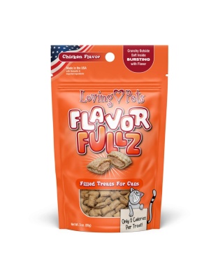 Loving Pets Flavorfullz Filled Cat Treats Chicken, 1ea/3 oz
