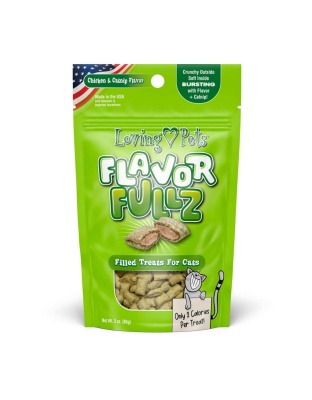 Loving Pets Flavorfullz Filled Cat Treats Chicken  Catnip, 1ea/3 oz
