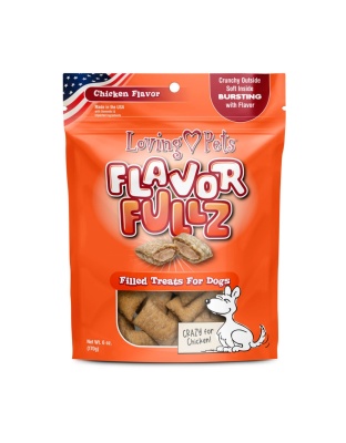 Loving Pets Flavorfullz Filled Dog Treats Chicken, 1ea/6 oz