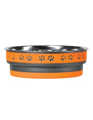 Loving Pets Corsa Pet Bowl Inferno Orange, 1ea/MD