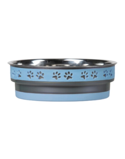 Loving Pets Corsa Pet Bowl Rapid Blue, 1ea/LG