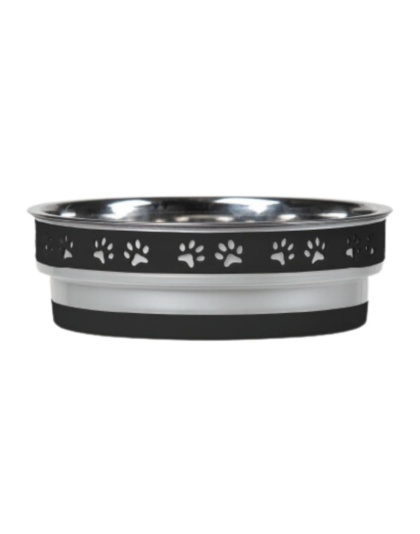Loving Pets Corsa Pet Bowl Stealth Black, 1ea/MD