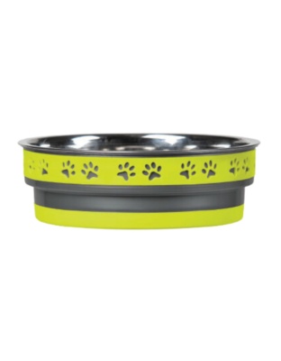 Loving Pets Corsa Pet Bowl Lightning Yellow, 1ea/SM