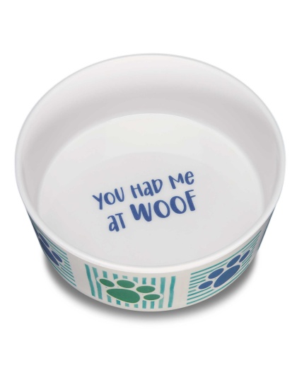Loving Pets Dolce Moderna Bowl Had Me at Woof  1ea/SM