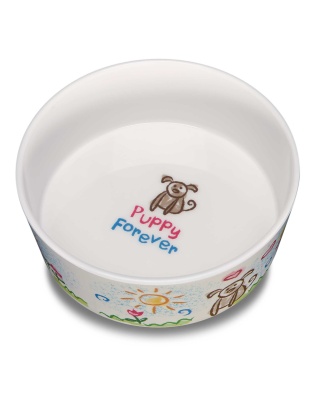 Loving Pets Dolce Moderna Bowl Puppy Forever  1ea/LG