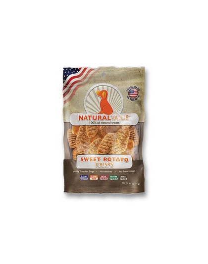Loving Pets Natural Value Krisps Dog Treats Sweet Potato 1ea/2.5 oz