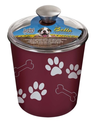 Loving Pets Treat Canister Merlot 1ea