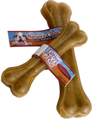 Loving Pets Pressed Rawhide Bone Dog Treat 12 in (Case of 5)