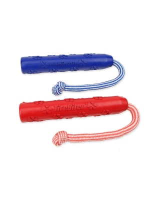 Mammoth Pet Products TireBiter Advanced Color Retriever w/Poly Rope Dog Toy 1ea/11in.