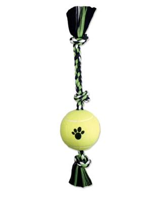 Mammoth Pet Products Tug Dog toy w/ Tennis Ball Multi-Color 1ea/36 in, XL