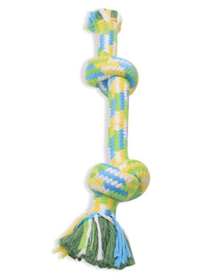 Mammoth Pet Products Braidys Rope Bone Dog Toy Assorted 1ea/14 in, LG
