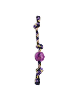 Mammoth Pet Products Braidys Tug with TPR Ball Dog Toy Assorted 1ea/20 in, LG