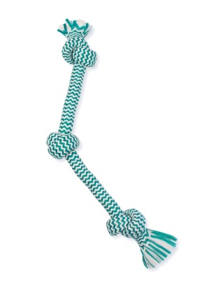 Mammoth Pet Products EXTRA FRESH 3 Knot Tug Toy Multi-Color 1ea/20 in, MD